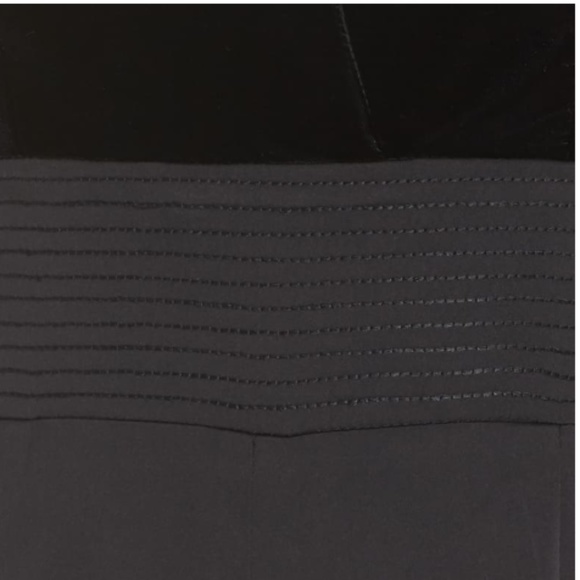 NWT! Jill Stuart Velvet Halter Flare Leg Jumpsuit 0 - Picture 5 of 8